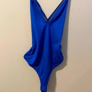 Hello everyone this is a cute blue  bodysuit for the summer